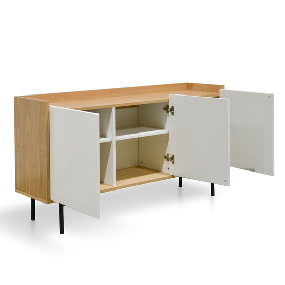 Alenzo Sideboard and Buffet - White and Natural Buffet & Sideboard KD-Core