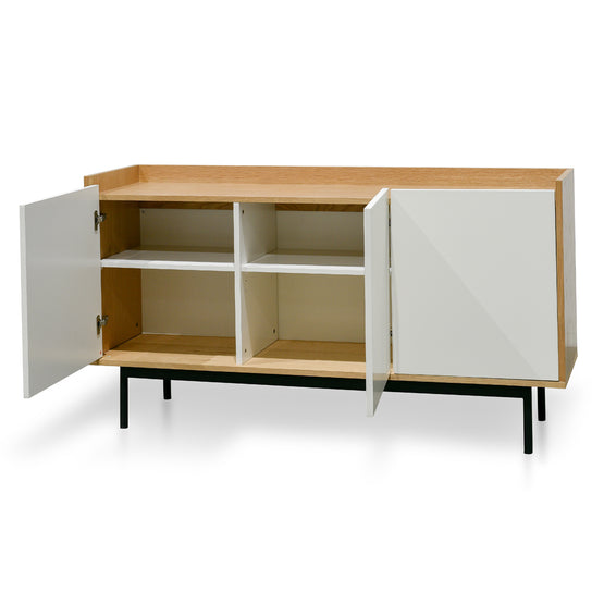 Alenzo Sideboard and Buffet - White and Natural Buffet & Sideboard KD-Core