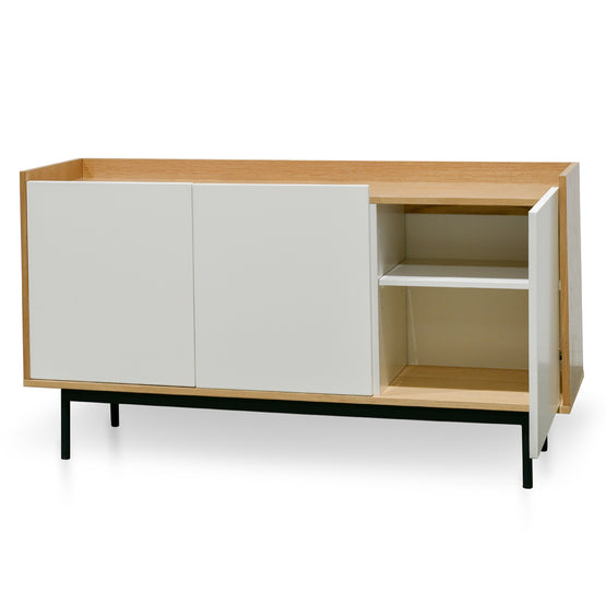 Alenzo Sideboard and Buffet - White and Natural Buffet & Sideboard KD-Core