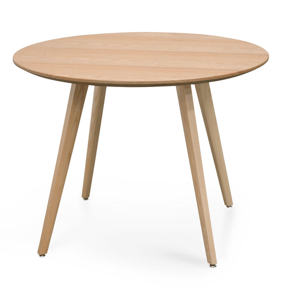 Halo 100cm Round Wooden Dining Table - Natural | Interior Secrets