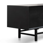 Ex Display - Ducan 1.8m Wooden TV Entertainment Unit - Black  Oakwood-Core   