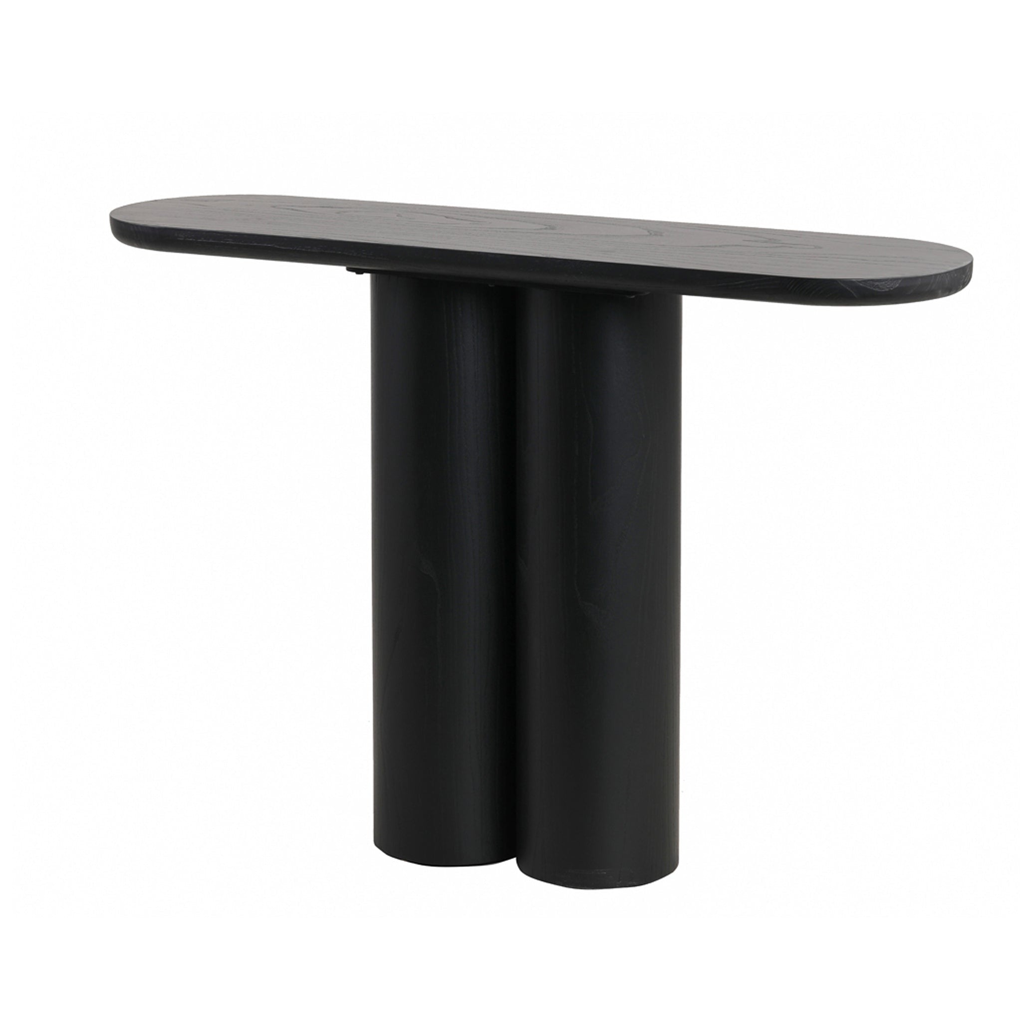 Quinn 1.4m ELM Console Table - Full Black - Last One Console Table Nicki-Core   