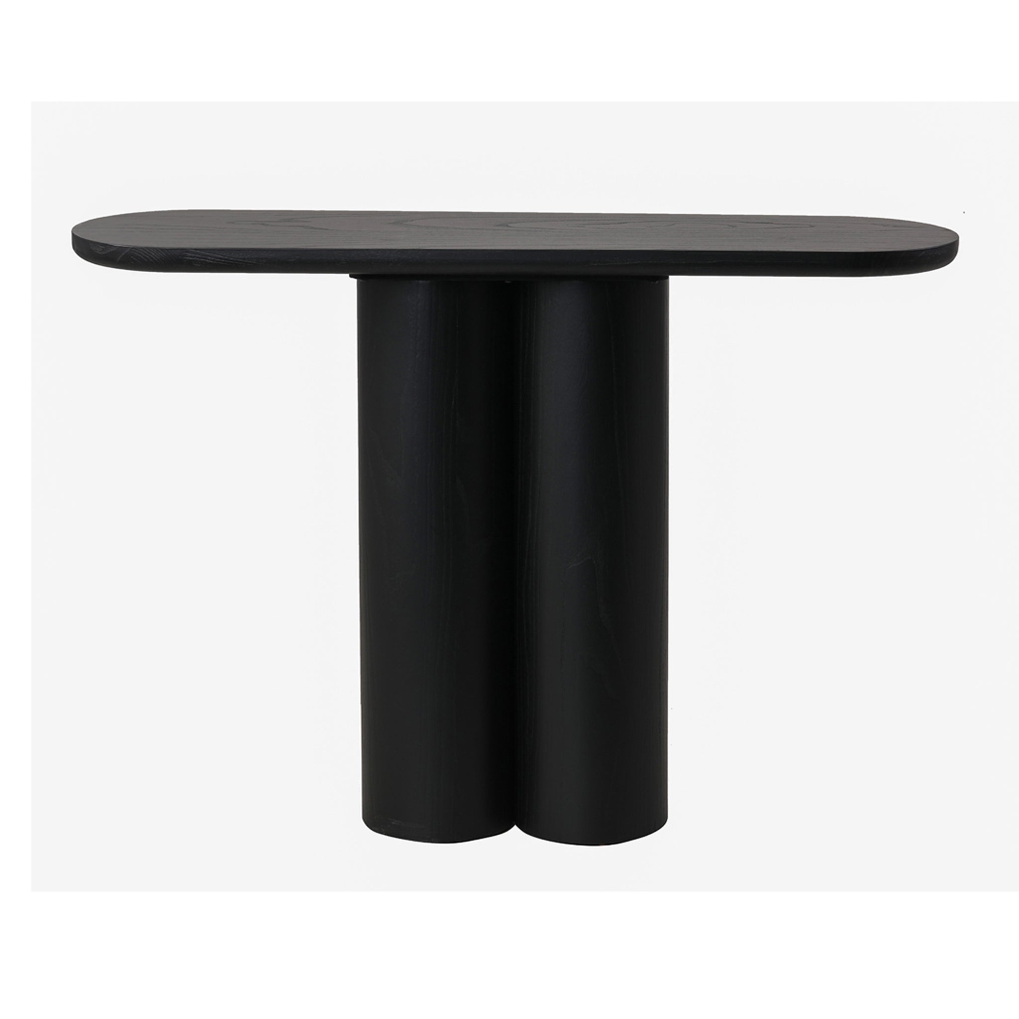 Quinn 1.4m ELM Console Table - Full Black - Last One Console Table Nicki-Core   