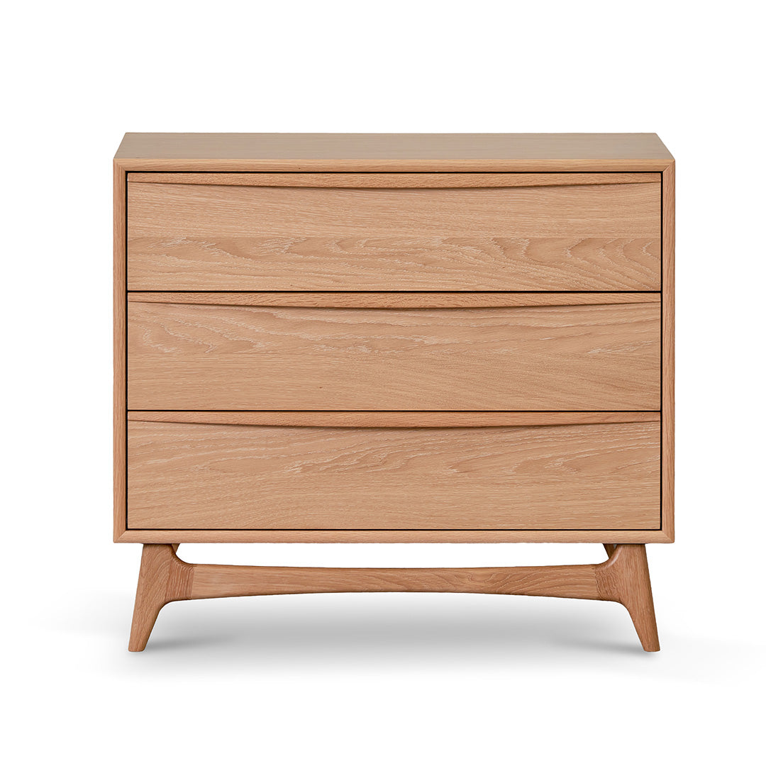 Brendon 3 Drawer Chest - Natural Oak Chest VN-Core   