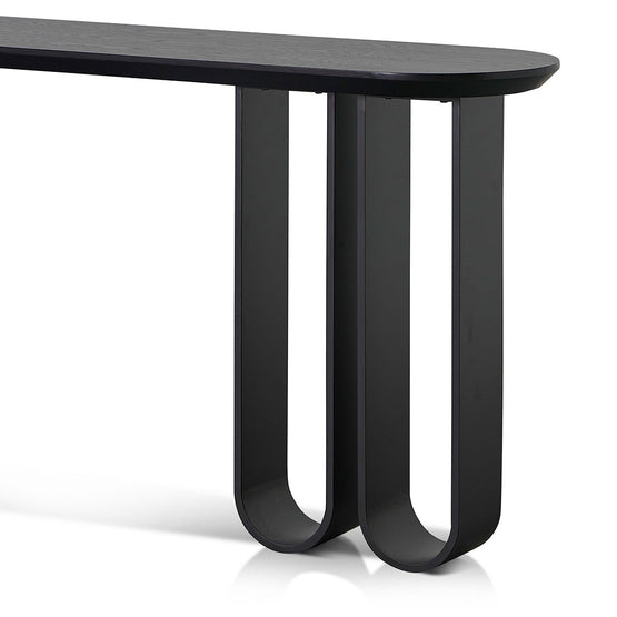 Ex Display - Indiana 1.4m Console Table - Full Black Console Table Century-Core   