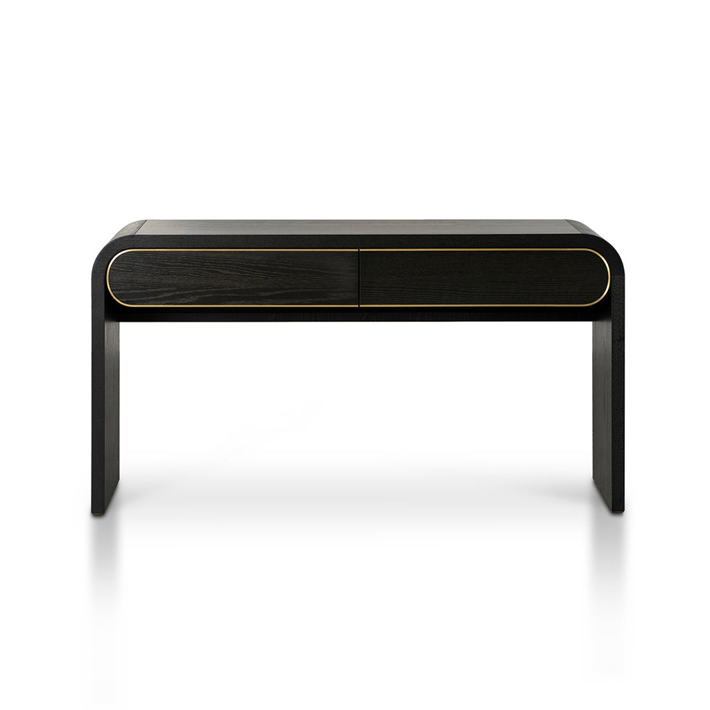 Boran 1.5m Console Table - Textured Espresso Black Console Table Valerie-Core   