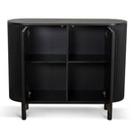 Melita 1.2m Sideboard Unit - Full Black Buffet & Sideboard KD-Core