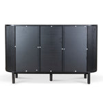 Melita 1.6m Sideboard Unit - Full Black Buffet & Sideboard KD-Core   