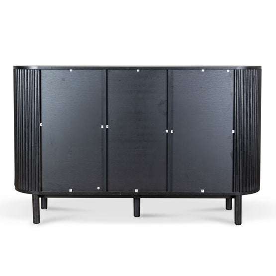 Melita 1.6m Sideboard Unit - Full Black Buffet & Sideboard KD-Core   