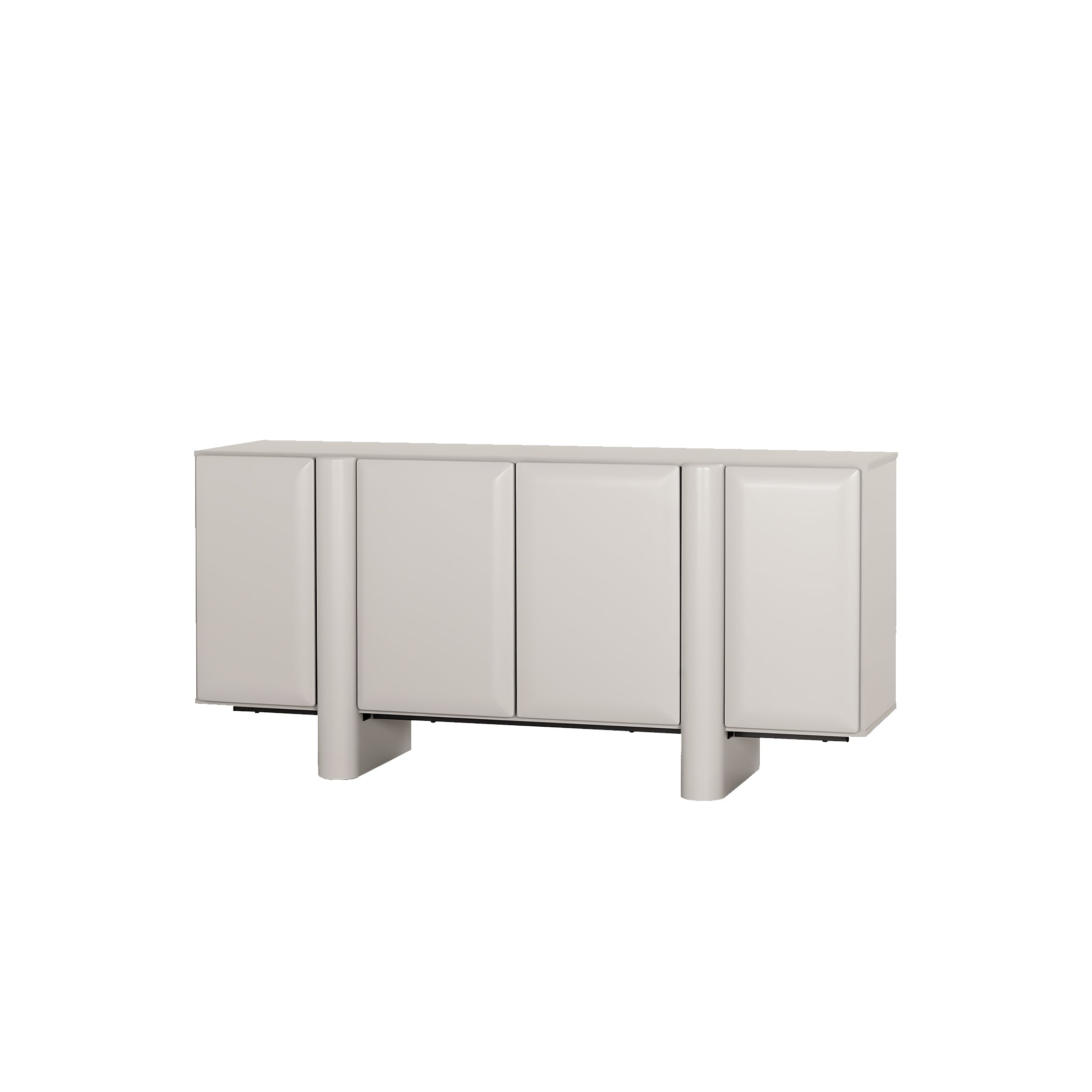 Ex Display - Ariyah 1.6m Sideboard Unit - Warm Grey Buffet & Sideboard Iggy-Core