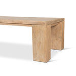 Ex Display - Nasima 2.44m Elm Dining Table - Natural Dining Table Nasa-Core