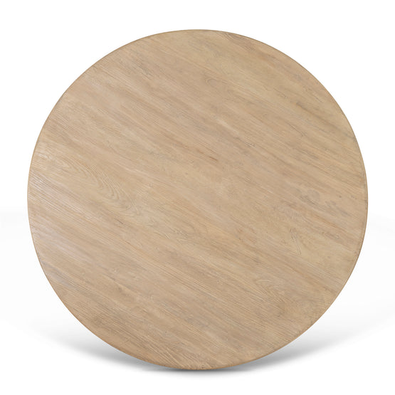 Yamila 1.52m Elm Round Dining Table - Natural Dining Table Nasa-Core   