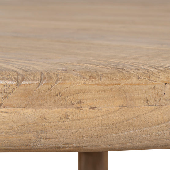 Yamila 1.52m Elm Round Dining Table - Natural Dining Table Nasa-Core   