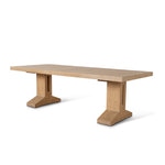 Doran 2.44m Elm Dining Table - Natural Dining Table Nasa-Core   