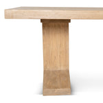 Doran 2.44m Elm Dining Table - Natural Dining Table Nasa-Core   