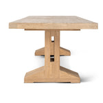 Doran 3m Elm Dining Table - Natural Dining Table Nasa-Core   