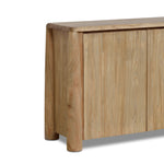 Ex Display - Varika 1.3m Storage Cabinet - Natural Storage Cabinet Reclaimed-Core   