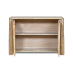 Ex Display - Varika 1.3m Storage Cabinet - Natural Storage Cabinet Reclaimed-Core   