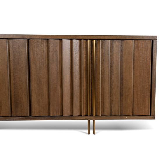 Roshan 2m Buffet Unit - Caramel Oak Buffet & Sideboard Valerie-Core   