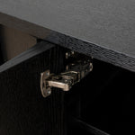 Roshan 2m Buffet Unit - Textured Espresso Black Buffet & Sideboard Valerie-Core   