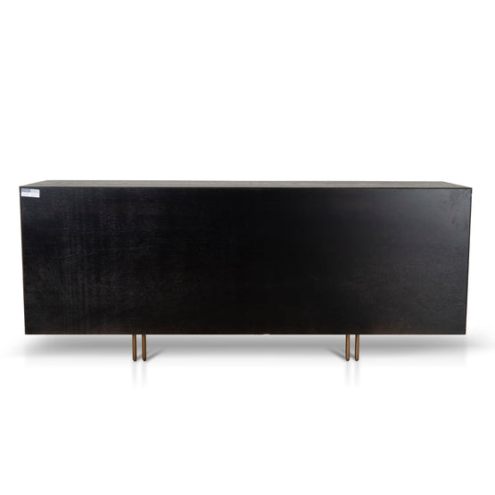 Roshan 2m Buffet Unit - Textured Espresso Black Buffet & Sideboard Valerie-Core   