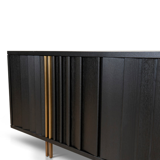 Roshan 2m Buffet Unit - Textured Espresso Black Buffet & Sideboard Valerie-Core   