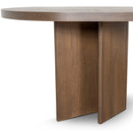 Roshan 2.4m Pill Shape Dining Table - Caramel Oak Dining Table Valerie-Core   