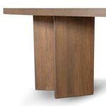 Roshan 2.4m Pill Shape Dining Table - Caramel Oak Dining Table Valerie-Core   