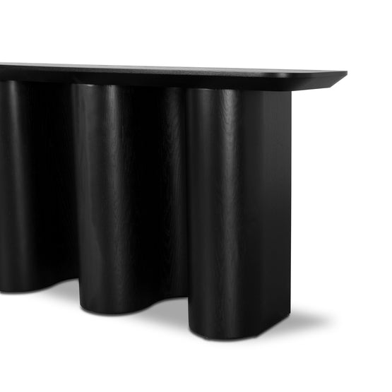 Jaya 1.5m Console Table - Textured Espresso Black Console Table Valerie-Core   