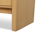 Linden 2.1m Travertine Top Sideboard Unit - Creme Ash Buffet & Sideboard Kodak-Core   