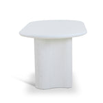 Marino 1.8m Oval Dining Table - White Dining Table Dwood-Core   