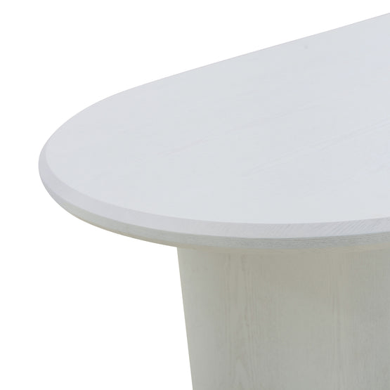 Marino 1.8m Oval Dining Table - White Dining Table Dwood-Core   