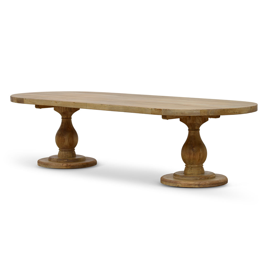 Nihal 3m Dining Table - Natural Dining Table Reclaimed-Core