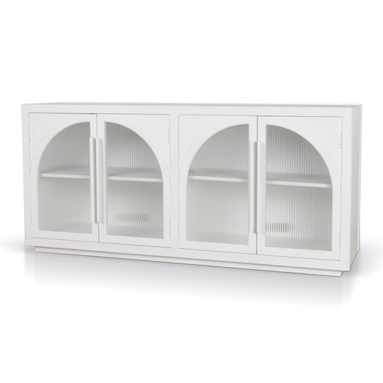 Charles 1.78m Sideboard Unit - White Buffet & Sideboard Nicki-Core   