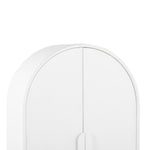 Alora 150cm (H) Ash Curve Cabinet - White Cabinet Nicki-Core   