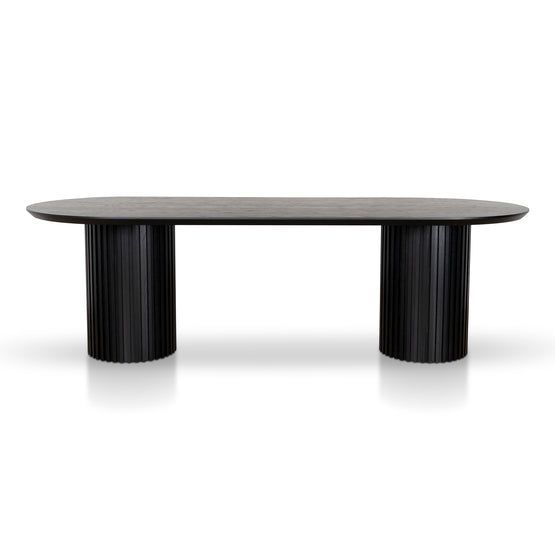 Marty 2.5m Wooden Dining Table - Black Dining Table Century-Core   