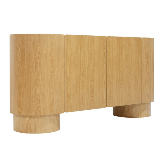 Arnar 1.7m Sideboard Unit - Natural Oak Buffet & Sideboard Century-Core   