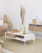 Ellemarie Coffee Table - White & Natural Coffee Table The Form-Local   