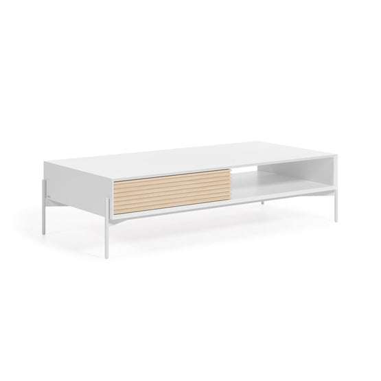 Ellemarie Coffee Table - White & Natural Coffee Table The Form-Local   