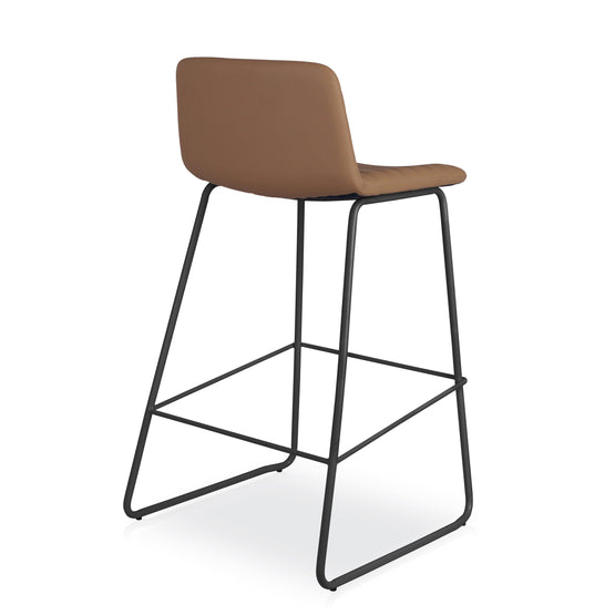 Elpix 73cm Bar Stool - Amber PU Bar Stool Rline-Local   