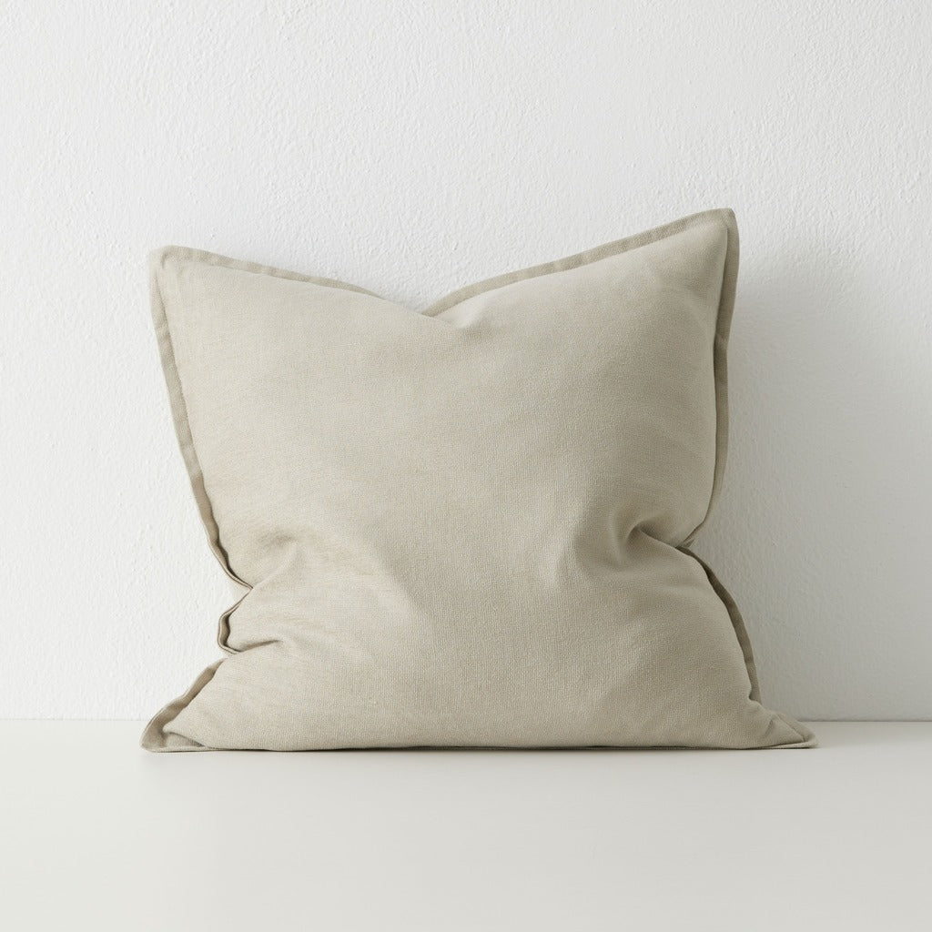 Fiore Linen Blend Chenille Cushion Cushion Weave-Local Fiore Sage 50cm x 50cm Polyester