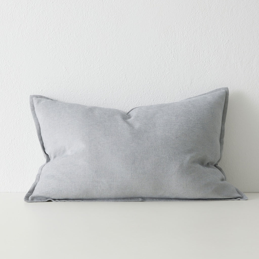 Fiore Linen Blend Chenille Cushion Cushion Weave-Local Fiore Breeze 40cm x 60cm Polyester