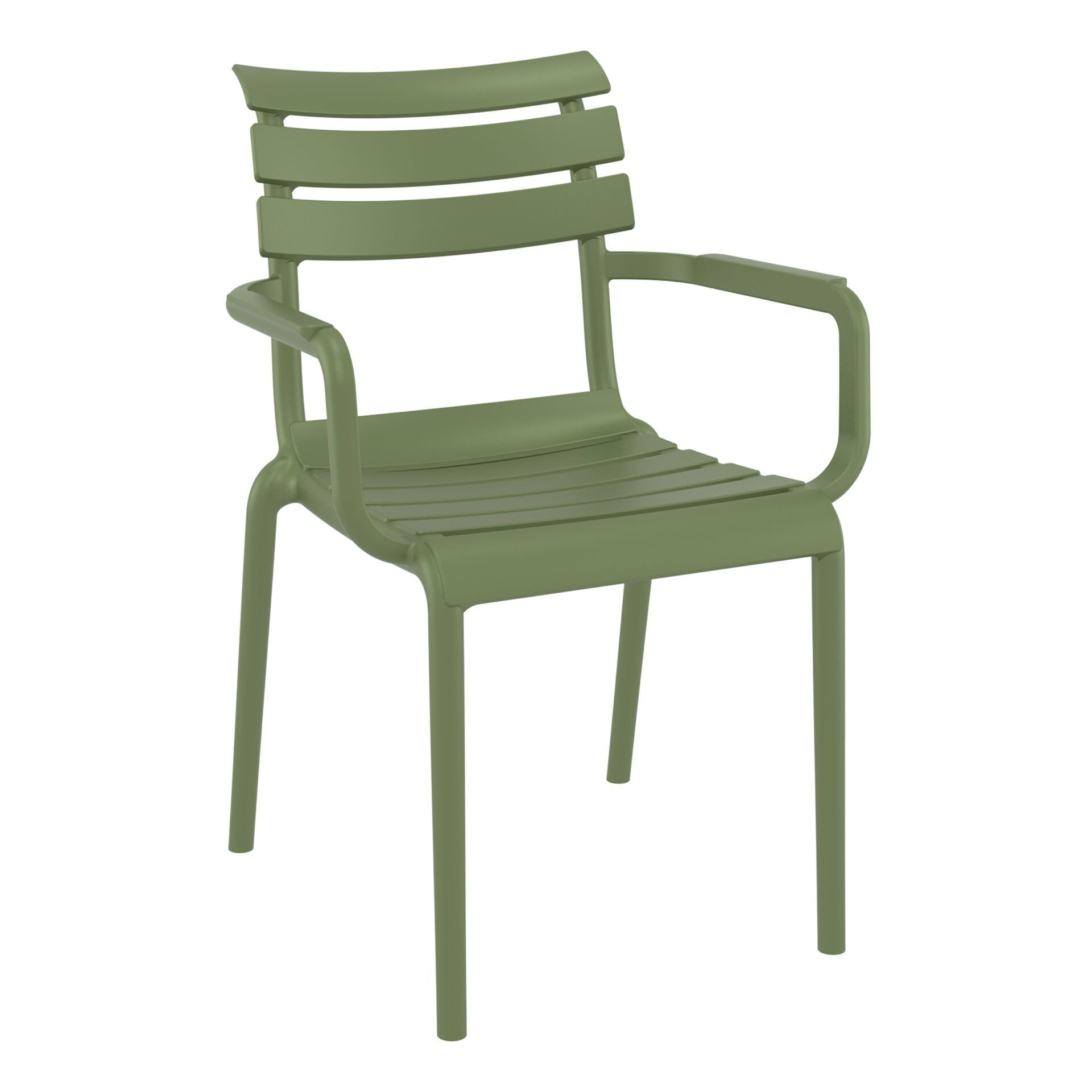 Set of 2 - Keller Indoor / Outdoor Dining Armchair - Olive Green Dining Armchair Furnlink-Local   