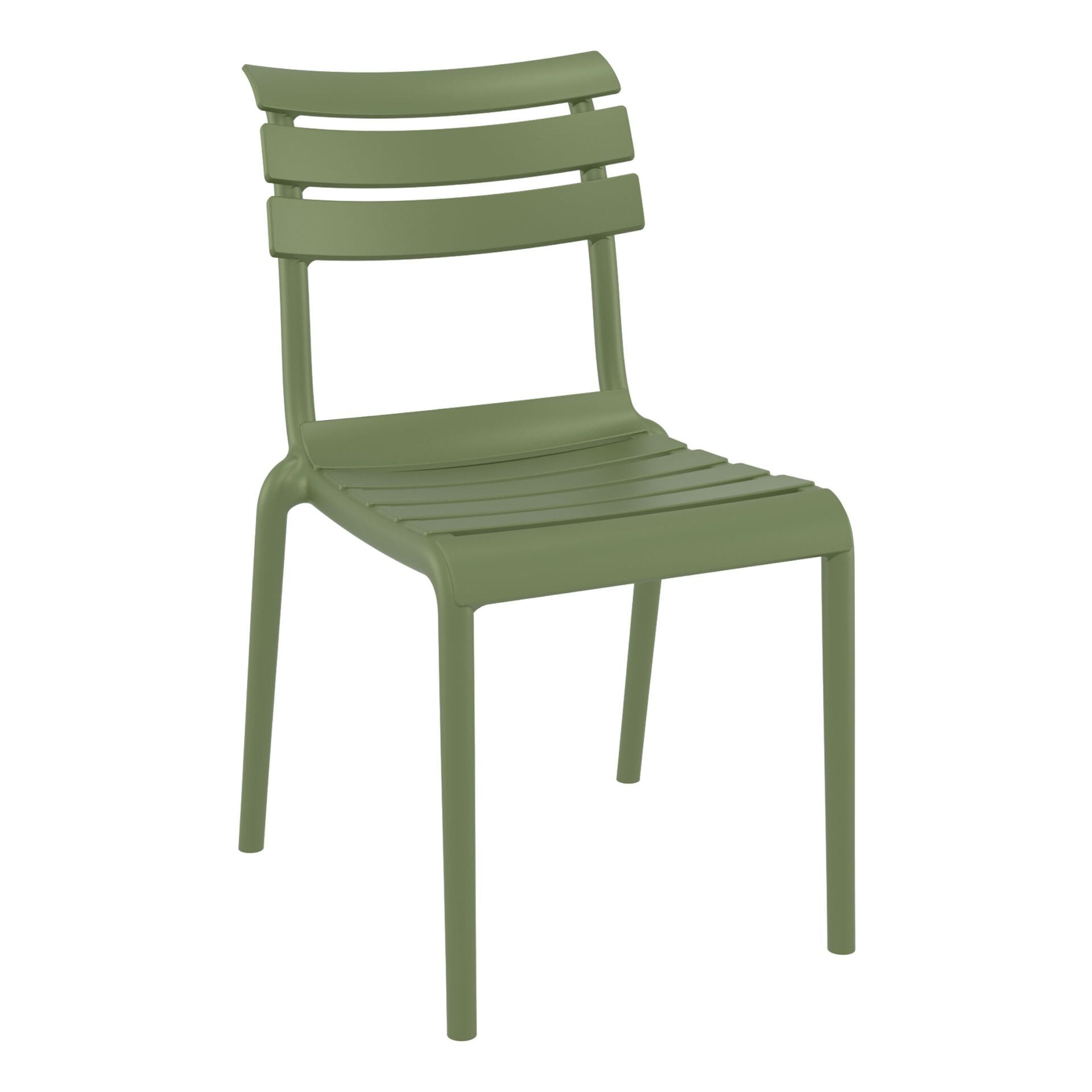 Set of 2 - Keller Indoor / Outdoor Dining Chair - Olive Green Dining Chair Furnlink-Local   