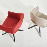 Konfurb Saron Visitor Chair - Red Office Chair Buro-Local   