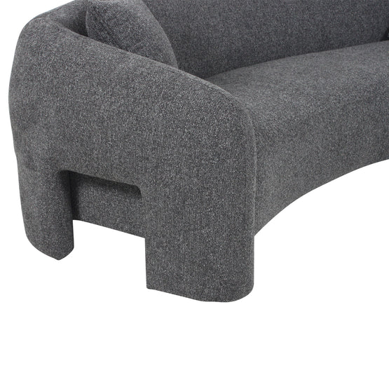 Jam 3 Seater Sofa - Coral Charcoal Sofa OL Sofa-Core   