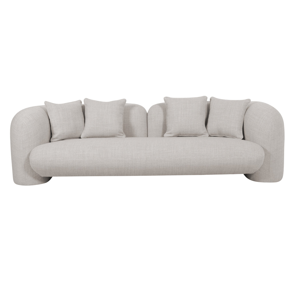 Berg 3 Seater Sofa - Beige Linen Sofa OL Sofa-Core   