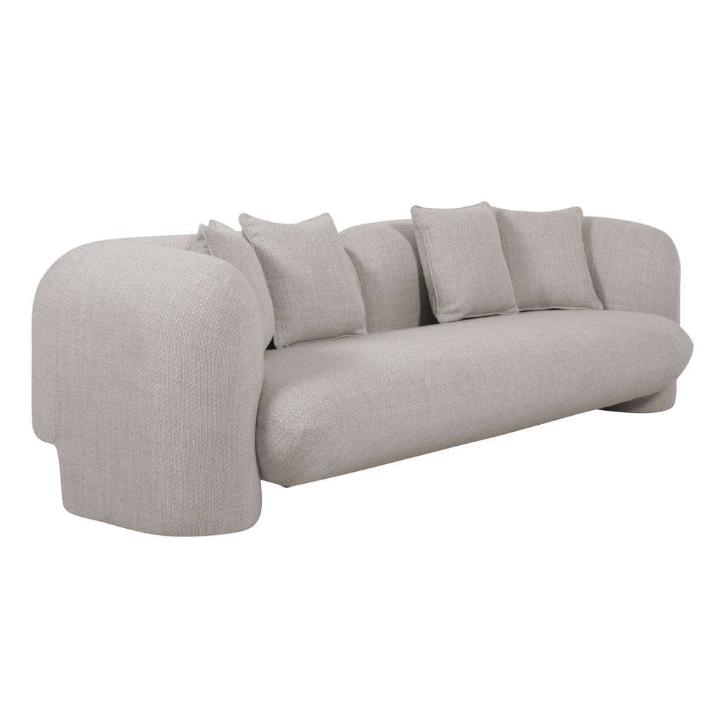 Berg 3 Seater Sofa - Beige Linen Sofa OL Sofa-Core   