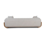 Block 3 Seater Sofa - Beige Linen Sofa OL Sofa-Core   