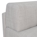 Block 3 Seater Sofa - Beige Linen Sofa OL Sofa-Core   